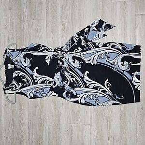 ✨️NWOT✨️Gorgeous Cache Dress Silver Hardware Buckles & Attached Side Ties Size M